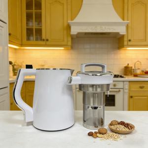 Upower Onemylky 50 Oz Machine à lait végétal en acier inoxydable avec moteur en cuivre pur, préparation du lait en 60 secondes, lait d'amande/d'avoine, usage domestique - Product Image 4