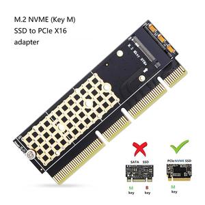 <span class=keywords><strong>M</strong></span>.2 NVME อะแดปเตอร์ SSD M2 NVME PCI Express X16 X8,X4ส่วนต่อขยาย SATA PCI-E PCIE Riser เพิ่มในการ์ดรองรับฮาร์ดดิสก์ NVME <span class=keywords><strong>M</strong></span>.2 - Product Image 3
