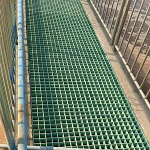 Trong suố<span class=keywords><strong>t</strong></span> FRP Grating mờ sợi thủy tinh đúc Grating trang trí GRP lưới lối đi - Product Image 3