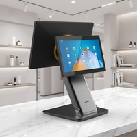 WUXIN 15.6-дюймовая POS-система: настольный аппарат для розничной торговли, система POS на Linux/Android, моноблок, кассовый аппарат
