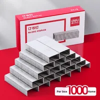 Pour Deli Staples 0012 Universal 24/6 Agrafeuse de bureau manuelle Agrafes métalliques n ° 12