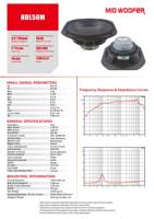 Haut-parleur médium-grave néodyme HDL50M 6,5 pouces, 120W AES, 240W de crête, bobine 51mm, aimant 50mm, 90dB, pour audio professionnel, scène, KTV, voiture, direct usine