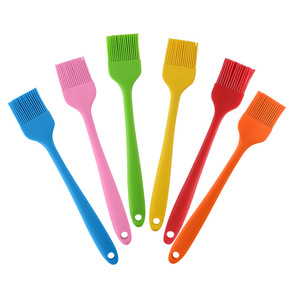 26cm 10inch Large Size Durable <b>Heat</b> Resistant Silicone Baking Oil <b>Brush</b> Long Handle for Barbecue Pastry <b>Brushes</b> High BBQ Tools - Product Image 5