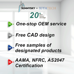 Sunnysky phong cách Mỹ xây dựng mưa bằng chứng nhiệt phá vỡ duy nhất Đôi Treo Kính khu dân cư Windows cho nhà ở - Product Image 3