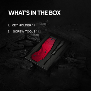 Offre Spéciale pour porte-clés organisateur <span class=keywords><strong>à</strong></span> la mode Portable pliant en aluminium voiture porte-clés multi-équipement EDC outil <span class=keywords><strong>Camping</strong></span> - Product Image 6