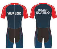 Ensemble de maillots de course à pied pour patinage de vitesse par compression, triathlon, cyclisme, sport, combinaison de maillots de saut à roulettes