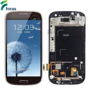 S3 Display I9300 Layar Lcd untuk Samsung Galaxy S3 Lcd Layar Sentuh Digitizer