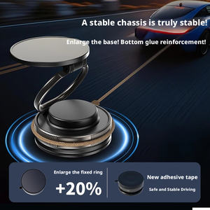 360 ° Soporte Magnético Ajustable para Teléfono con Ventosa al Vacío, Soporte Magnético para Tablero <span class=keywords><strong>de</strong></span> Auto con Manos Libres, Universal para Todos los Teléfonos Móviles - Product Image 4