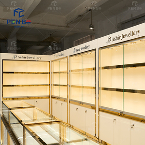 Vitrine <span class=keywords><strong>murale</strong></span> de luxe <span class=keywords><strong>pour</strong></span> <span class=keywords><strong>bijoux</strong></span>, éclairage LED haut de gamme, étagère <span class=keywords><strong>murale</strong></span> <span class=keywords><strong>pour</strong></span> les boutiques de <span class=keywords><strong>bijoux</strong></span> - Product Image 4
