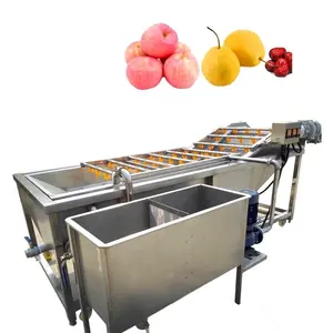 High Speed Apple Pear Cleaning Machine Automatic Bubble Washing Machine
