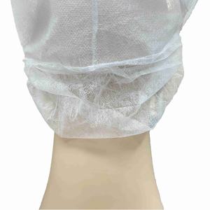 Accessoire de casque de sécurité pour <span class=keywords><strong>femme</strong></span> : Bonnet <span class=keywords><strong>snood</strong></span> jetable en PP non tissé avec visière – Produit de sécurité - Product Image 4