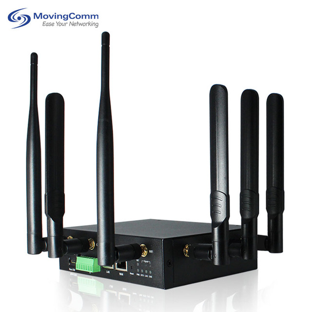 Ax3000 Dual Band Industrial 5G Wireless Router Wif6 4G Lte Modem Mtk7981B Chipset Openwrt Gigabit Ethernet Port 5G Iot Gateway