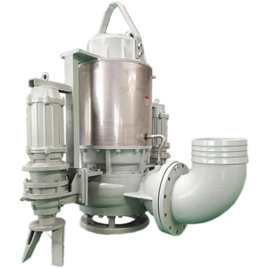 Bomba sumergible autocebante de una etapa de acero inoxidable de alta resistencia para aguas residuales con flotador de salida de 2-24 pulgadas - Product Image 1