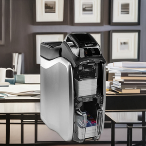 Zebra ZC300 Desktop ID <b>Card</b> <b>Printer</b> 300dpi Resolution Single Double-Sided Thermal Paper Ethernet Connectivity Used but in Stock - Product Image 6