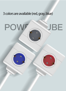 Enchufe Cubo Multiusos Español de Gran Venta con Doble Carga USB, 1 Tipo-C y Cable de Extensión de 1.5m - Product Image 4