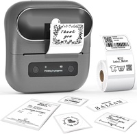 Phomemo M220 stiker kode batang portabel, Printer termal Mini cerdas BT portabel Label 20-75mm untuk Android IOS WINDOWS