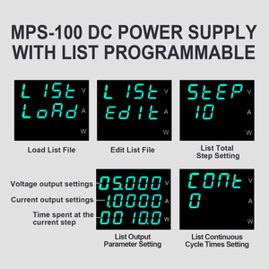 Alimentation linéaire 30V 5A 1mV 0.1mA à prix d'usine pour laboratoire de réparation mobile avec sortie LIST MPS-100 - Product Image 4
