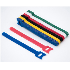 12*150mm Reusable Adjustable Self Adhesive <strong>Back</strong> <strong>to</strong> <strong>Back</strong> <strong>Hook</strong> <strong>and</strong> <strong>Loop</strong> Velcro Cable Tie Double Side Fastener Tape - Product Image 3