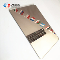 Feuille de plastique acrylique miroir argentée de grande taille personnalisée en gros