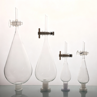 Flacon distributeur d'huile parfumée en verre avec entonnoir séparateur, bouchon à vis, revêtement UV, ellipse transparente, impression sérigraphique noire effet ombre