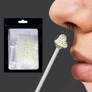 1 ensemble de cire portable pour l'épilation du nez, outils de coupe des ongles et d'entretien de la beauté, pince de nettoyage des poils du nez unisexe - Product Image 1