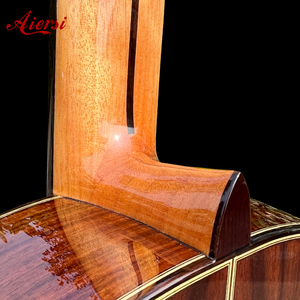 Guitarra <span class=keywords><strong>Flamenca</strong></span> Aiersi Hecha a Mano con Tapa de Abeto Macizo con Acabado Brillante y Fondo y Lados de Palisandro, Instrumentos Musicales de Cuerda - Product Image 5