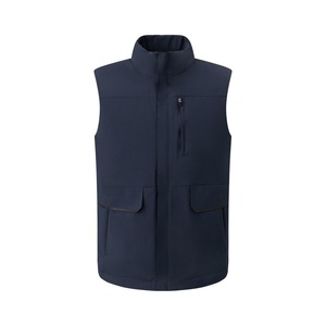 Fabricantes de ropa personalizados 280 gramos alta calidad nueva colección Primavera/Verano Chaleco con cuello alto y sin mangas - Product Image 3