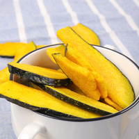 Chips de Calabaza Crujientes Semiduros Salados Fritos al Vacío a Baja Temperatura de Alta Calidad, Bajos en Grasas, Saludables, a Granel