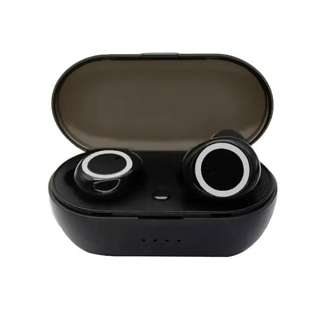 Y50 BT TWS Earbuds Stereo Wireless In-Ear Earphone Headset with LED Battery Indicator for Gaming and Sports Includes Mic