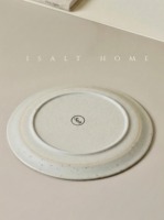 Assiette à dîner en porcelaine bleue et blanche faite à la main, style américain, peinte à la main, écologique, vaisselle pour la décoration de la maison