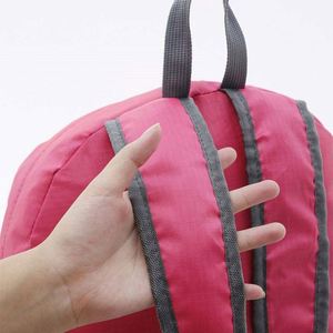 Mochila Plegable de Nailon Ligera, Informal, Deportiva, Impermeable, Económica, con Logotipo Personalizado, para Viajes, al por Mayor, en Pequeñas Cantidades - Product Image 3