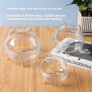 Hamster Ours en soie dorée Petites fournitures pour animaux <span class=keywords><strong>de</strong></span> <span class=keywords><strong>compagnie</strong></span> <span class=keywords><strong>Chinchilla</strong></span> transparent Dessin animé Bain Sable Salle <span class=keywords><strong>de</strong></span> douche anti-éclaboussures pour salle <span class=keywords><strong>de</strong></span> bain - Product Image 3
