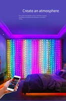 Lampu String LED Plastik 400 Lampu Pintar untuk Dalam/Luar Ruangan, Dekorasi Natal, DIY, Dapat Diprogram, Lampu Liburan, USB, Dapat Diredupkan, Berperingkat IP65