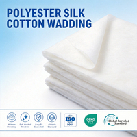 Ouate en polyester effet soie pour entoilage de ceinture de pantalon, douce, flexible et non agglomérante