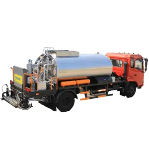Асфальтораспределительный грузовик ZZM для дорожного строительства от 5000л до 12000 л для заправки асфальта и зажимного покрытия