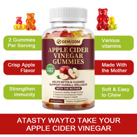 OEM/ODM Certifié Halal pour les Gummies au Vinaigre de Cidre de Pomme Sans Sucre pour la Gestion du Poids et le Soutien à l'Amincissement des Adultes