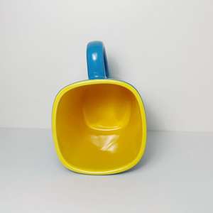 Mug en céramique créatif, forme droite avec poignée, couleur personnalisée, tasse individuelle, vaisselle promotionnelle, fournitures de bureau, origine Zibo - Product Image 3