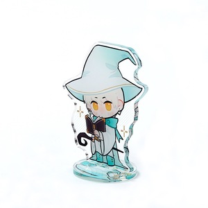 Huandao Custom Eco-Friendly Plastic Standee with UV Print Anime Characters KPOP Style Clear Keychain Souvenir