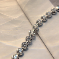 Collar de diamantes de laboratorio de 23,91g de oro blanco de 18 quilates-Colgante solitario nupcial de 19,5 cm con certificado IGI/GIA