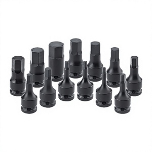 ชุดบล็อกหกเหลี่ยม HANDYPRO ขนาด 1/2 นิ้ว สีดำ ผลิตจากเหล็กกล้าคาร์บอนสูง 13 ชิ้น สำหรับซ่อมรถยนต์ - Product Image 1