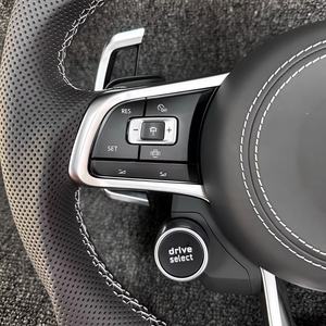 Cuir Offre Spéciale de démarrage à une clé pour Volkswagen <span class=keywords><strong>R</strong></span>-<span class=keywords><strong>line</strong></span> Passat <span class=keywords><strong>Golf</strong></span> Jetta Tiguan Polo Bora Arteon 2000-2025 volant de voiture - Product Image 4