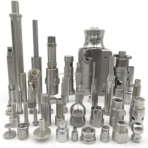 Individuelle hochpräzise CNC-Metallbearbeitung 5 Achsen Edelstahl Messing Aluminium Titan Cnc-Fählen Drehteile