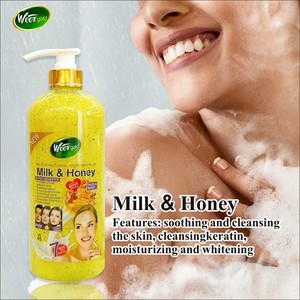 Hot bán 1000ml Gel tắm cà rốt & nghệ tắm tắm tẩy tế bào chết làm trắng nuôi dưỡng làn da dưỡng ẩm làm mới khuôn mặt & chăm sóc cơ thể - Product Image 1
