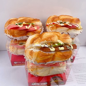 Nuevo Juguete Antiestrés Creativo con Forma de Croissant y Hot Dog, de Rebote Lento, Estilo Comida, de EVA, para Todas las Edades - Product Image 3