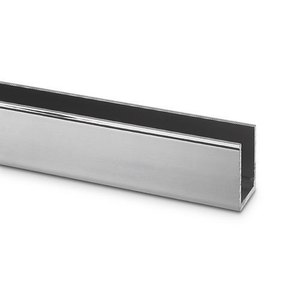 Cabina de ducha de vidrio Condibe 17mm Vidrio Fijo Cromo Aluminio U Canal - Product Image 1