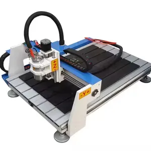 Roteador cnc de mesa para gravação e corte em madeira, mini manual de alta precisão, tamanho pequeno, 3 eixos e 4 eixos, personalizado, 6090