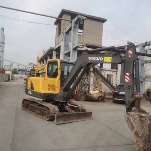 Excavatrice sur chenilles Volvo EC55B d'occasion de 5,5 tonnes avec peinture d'origine, prix de gros. Excavatrice Volvo EC55B EC55D d'occasion en vente. - Product Image 5
