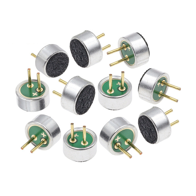 4.5*2.2mm Electret Condenser Microphone Capsule, 52dB Sensitivity Pickup Mic
