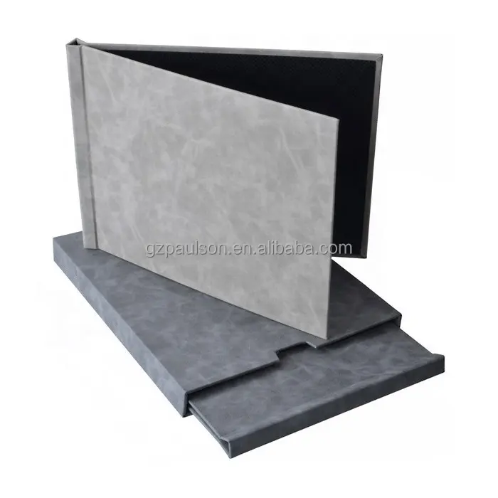 4x6 5x7 A4 leather custom clamp Photo book with Clamp System