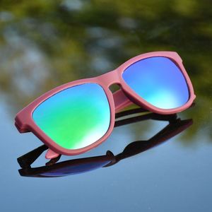 Occhiali da Sole Polarizzati, Montatura Nera Lenti Rosa, per Uomo e Donna, con il Tuo Marchio, Logo Personalizzato, Protezione UV, Minimo 1 Pezzo - Product Image 4